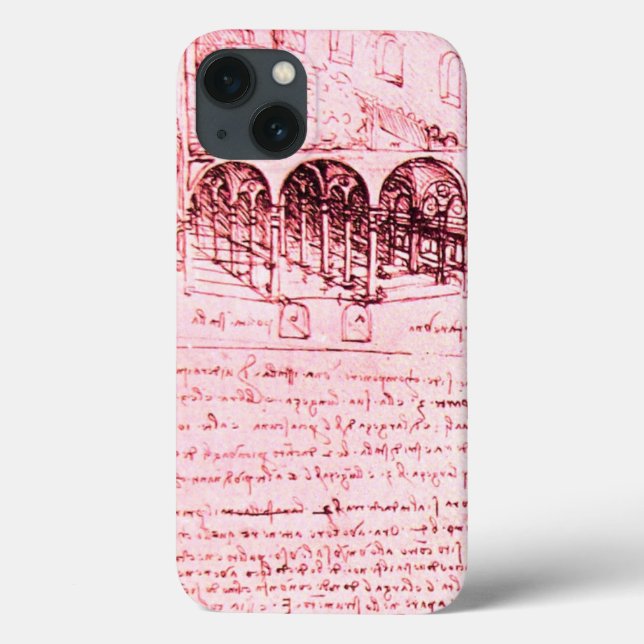 RENAISSANCE ARCHITECTURE,ARCHITECT,ENGINEER,pink Case-Mate iPhone Case (Back)