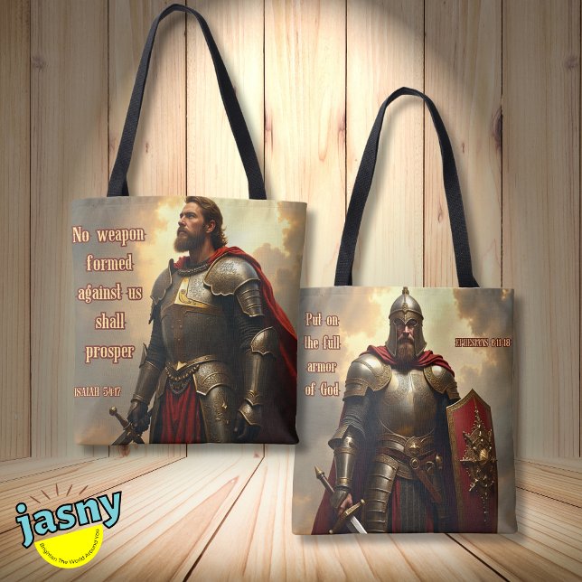 Renaissance Armour of God / AI Art Tote Bag (Creator Uploaded)