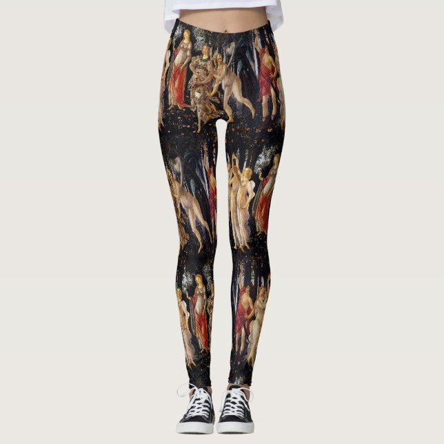 Renaissance Art Leggings – Botticelli's Primavera  (Front)
