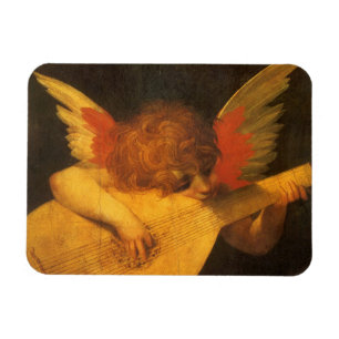 Renaissance Art Musician Angel by Rosso Fiorentino Magnet
