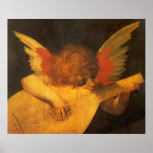 Renaissance Art Musician Angel by Rosso Fiorentino Poster