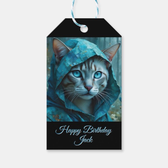 Renaissance Cat Gift Tags (Front)