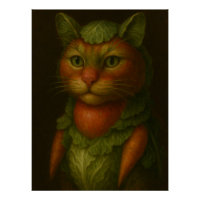 Renaissance Cat Portrait