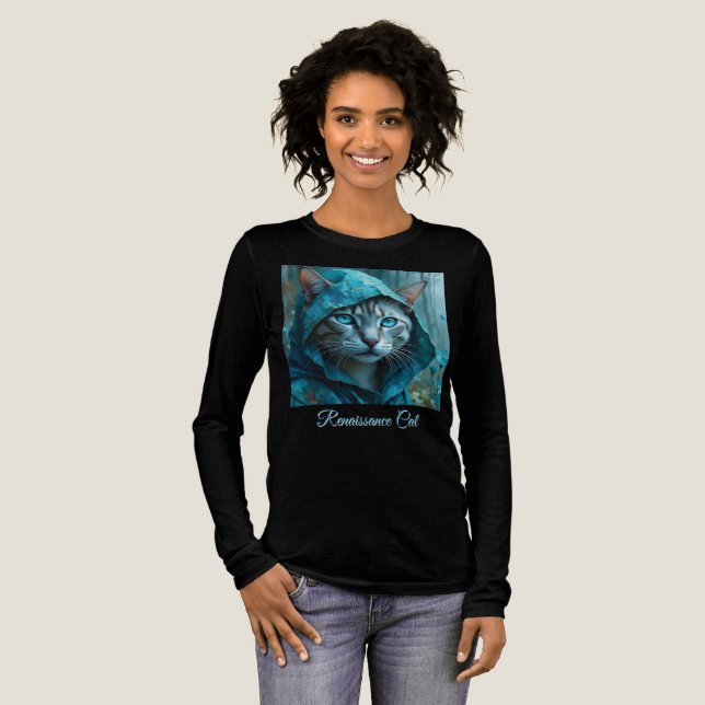Renaissance Cat Tri-Blend Shirt (Full Front)
