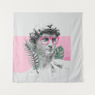 renaissance david sculpture stylish t-shirt and ap tapestry