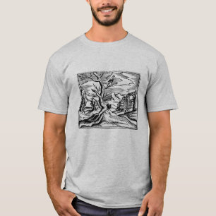 Renaissance Doves in Trees Aesop's Fables T-Shirt