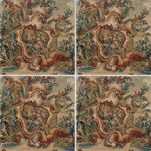Renaissance Elegance Tapestry Tile