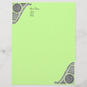 RENAISSANCE, green Letterhead