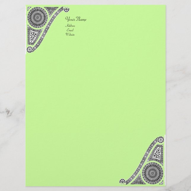 RENAISSANCE, green Letterhead (Front)