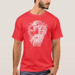 Renaissance Grotesques - Shell Faced Man T-Shirt<br><div class="desc">From a collection of Renaissance engravings</div>