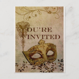 Renaissance Invitation Sepia