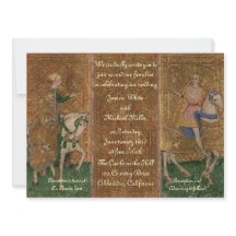 Renaissance Lady and Knight Wedding