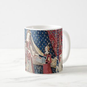 Renaissance Lady and Unicorn (One Desire) Coffee Mug