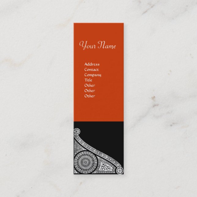 RENAISSANCE MINI BUSINESS CARD (Front)