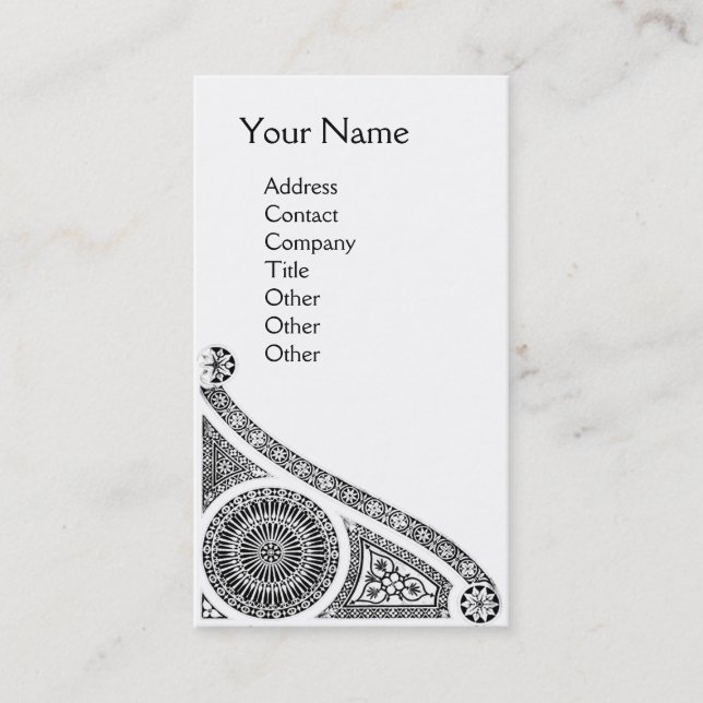 RENAISSANCE Monogram 1 Business Card (Front)