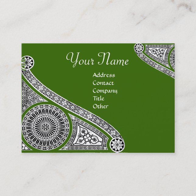 RENAISSANCE Monogram Business Card (Front)