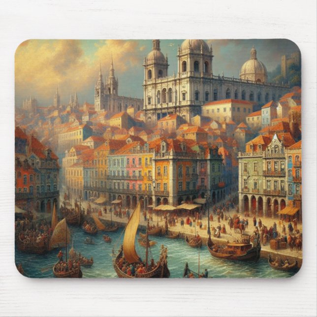 Renaissance oil painting mouse pad (Front)