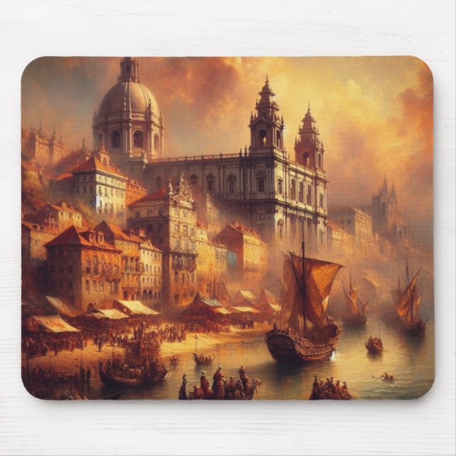 Renaissance oil painting mouse pad (Front)