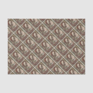 RENAISSANCE PAINTING OF NATIVITY AS CHRISTMAS TISSUE PAPER