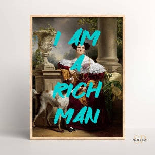 Renaissance Painting Quote Wall Altered Art  Poster