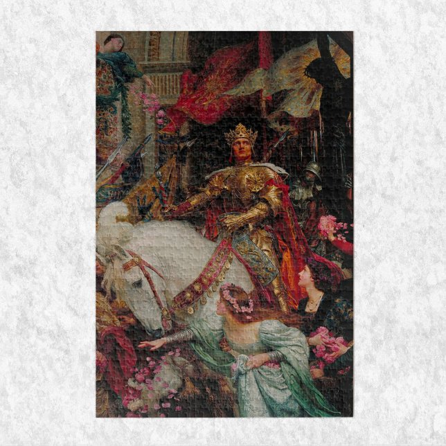 Renaissance Painting, The Two Crowns by Dicksee Jigsaw Puzzle (Creator Uploaded)