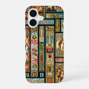 Renaissance Themes Textiles and Fabrics iPhone 16 Case