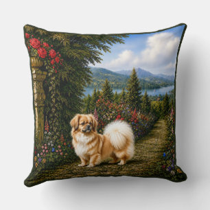 Renaissance Tibetan Spaniel Cushion