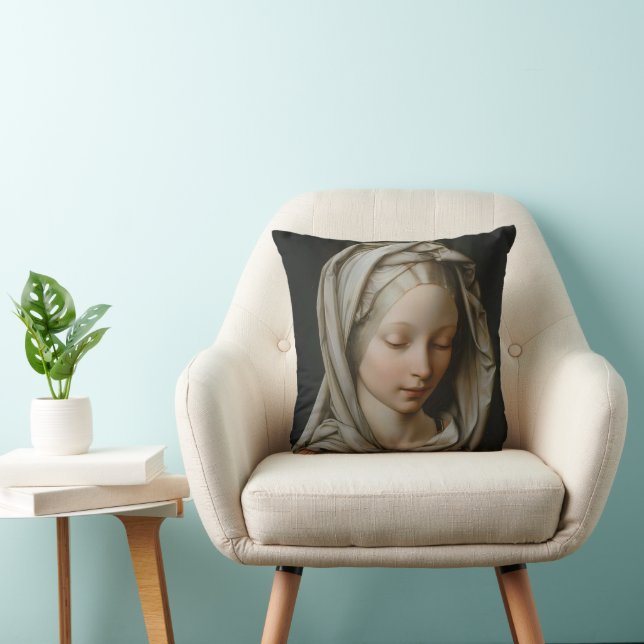 Renaissance Young Woman Cushion (Chair)