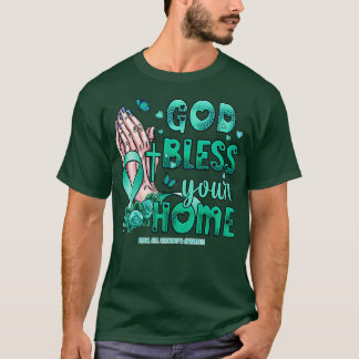 Renal Cell cinoma Awareness Awareness god bless fa T-Shirt