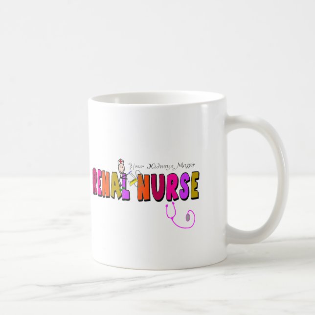 Renal Nurse "Your Kidneys Matter" Coffee Mug (Right)