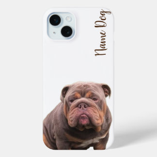 Rename your bulldog english dog on the phone cases