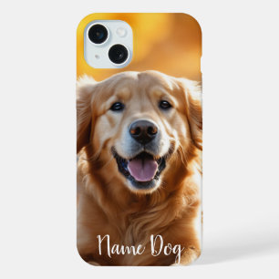 Rename your Golden Retriever dog on the phone case