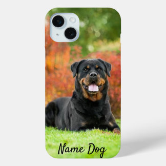Rename your Rottweiler dog on the phone cases