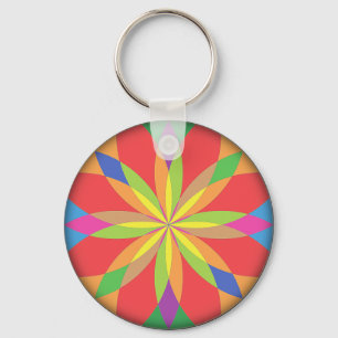 RenascencePub Vibrant Beautiful Colors Keychain! Key Ring