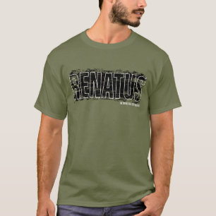 Renatus Black Paint with Tagline T-Shirt