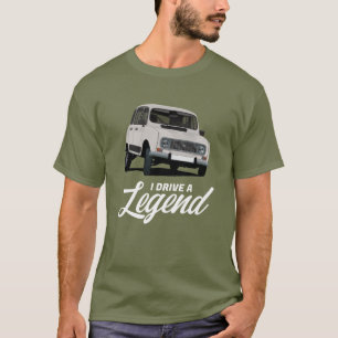 Renault 4  - I drive a legend - in 38 colours T-Shirt