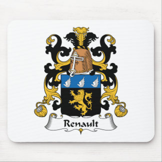 Renault Family Crest Mouse Pad