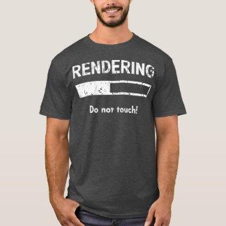 Rendering Video Editor Visual SFX Animation T-Shirt