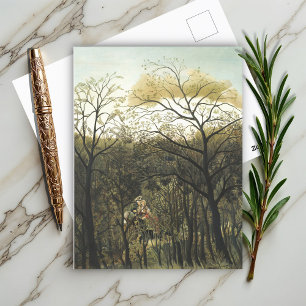 Rendezvous in the Forest, Henri Rousseau Postcard