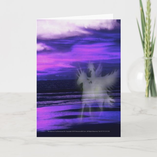 RENDEZVOUS: Sympathy Card: (Verse on Reverse). Card (Front)