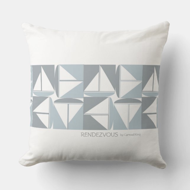 Rendezvous throw pillow (Front)