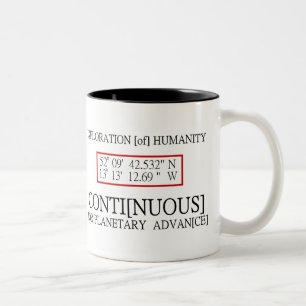 Rendlesham Binary Code Scientific UFO Conspiracy Two-Tone Coffee Mug