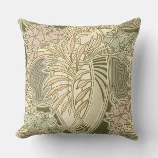 Rene Beauclair’s Art Nouveau Flower Design Cushion