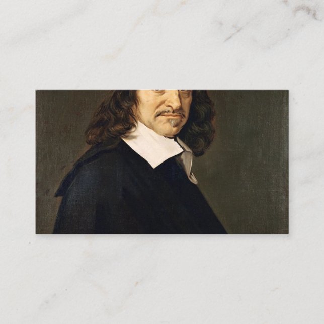 Rene Descartes Business Card (Front)