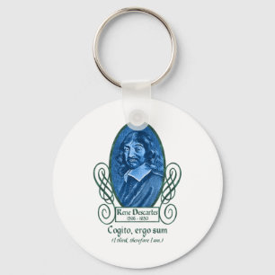 René Descartes Key Ring
