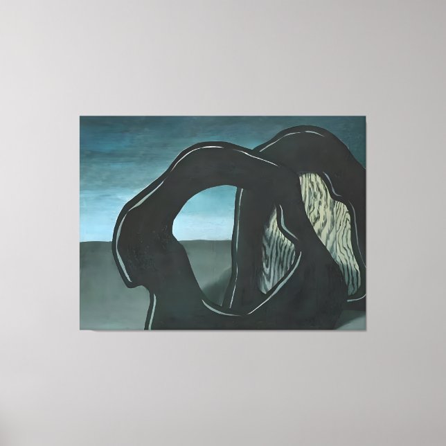 Rene Magritte art Canvas Print (Front)