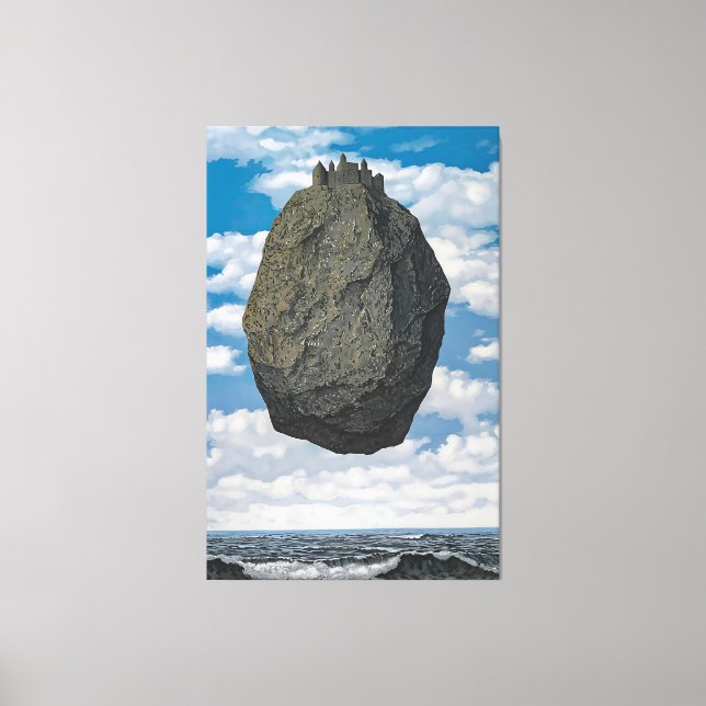 Rene Magritte art painting Canvas Print (Front)