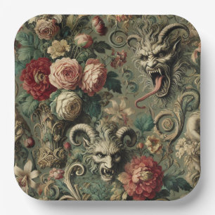 🩸 Renegade Harvest – Gothic Victorian Paper Plate