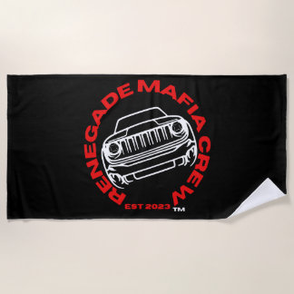Renegade Mafia Crew Beach Towel