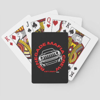 Renegade Mafia Crew Playing Cards